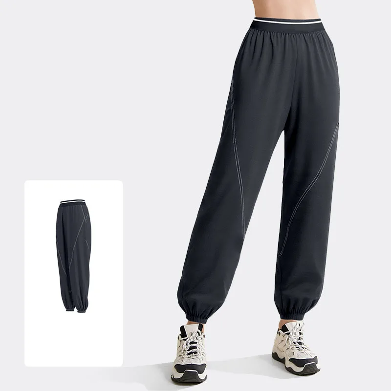 Women's Jogger Pants, Loose-Fitting Quick-Dry Fitness Pants, Lightweight Breathable High-Stretch Training Sports Pants, Casual Pants for Commuting, Shopping, and Outdoor Activities - Image 8