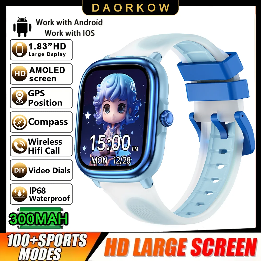 2026 New Smart Watch For Children HD Touch Screen Camera 26 Games Learn vocabulary Alarm Clock Calculator Birthday Gift Boy Girl - Image 8