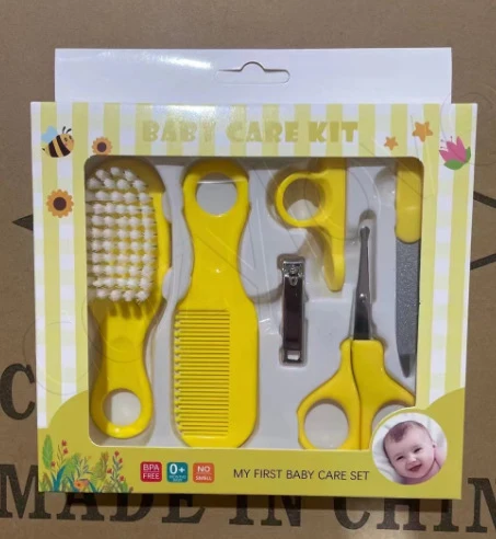 Baby Nail Care & Grooming Set with Clipper, Scissors, Brush, Comb for Newborns,Nail Trimmer Kit Healthcare Tools - Image 8