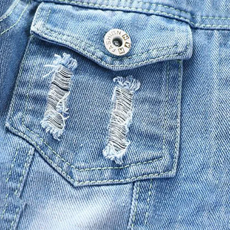 Fashion Baby Girls Denim Minnie Mouse Jacket Coat Spring Autumn Children Outerwear Kids Cotton Clothes for 2-7 Years Old - Image 6