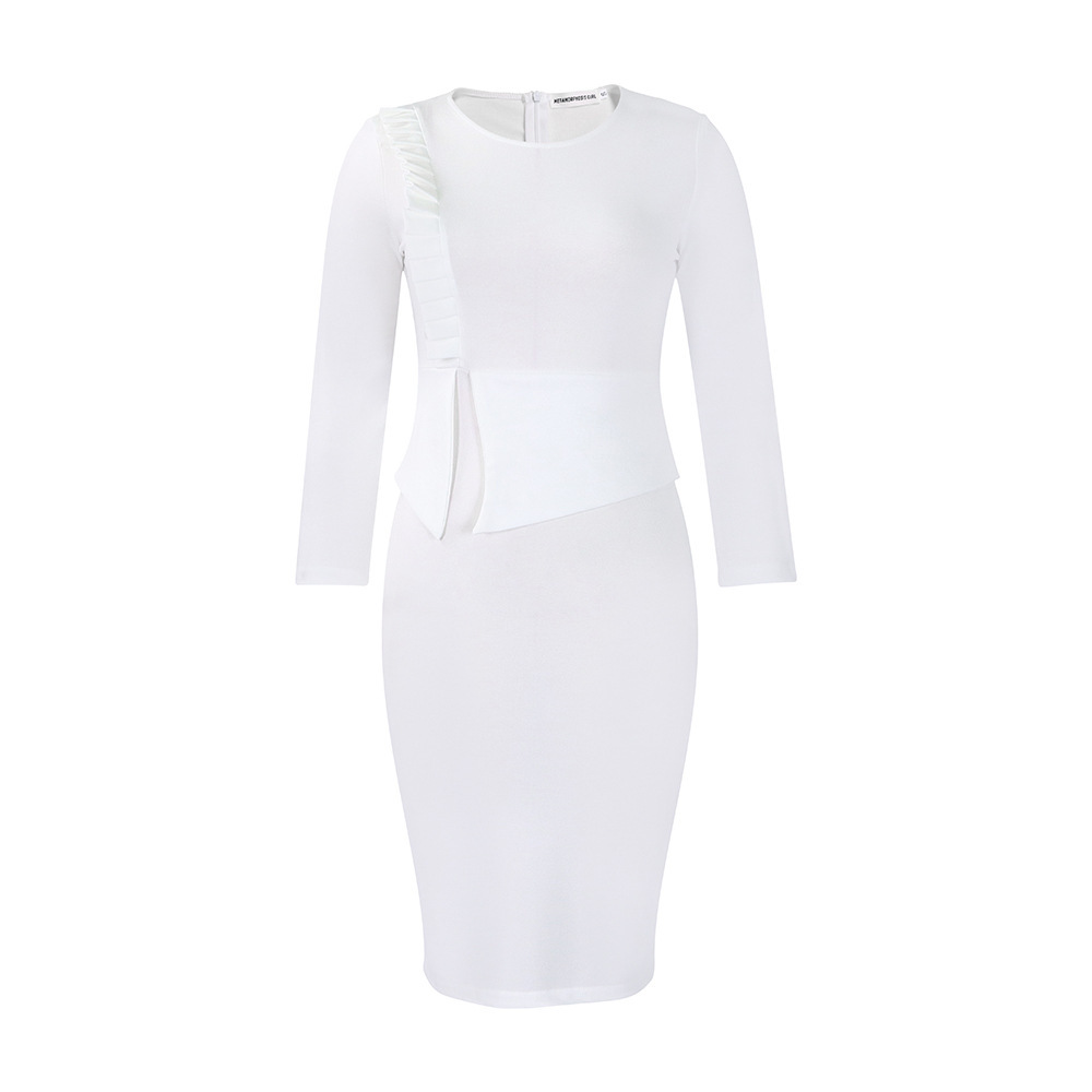 Women's Elegant Office Dress - Image 3