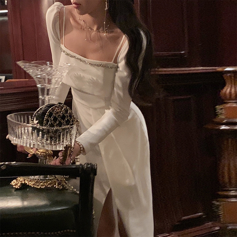 Long Dress Annual Party Party Dress - Image 8