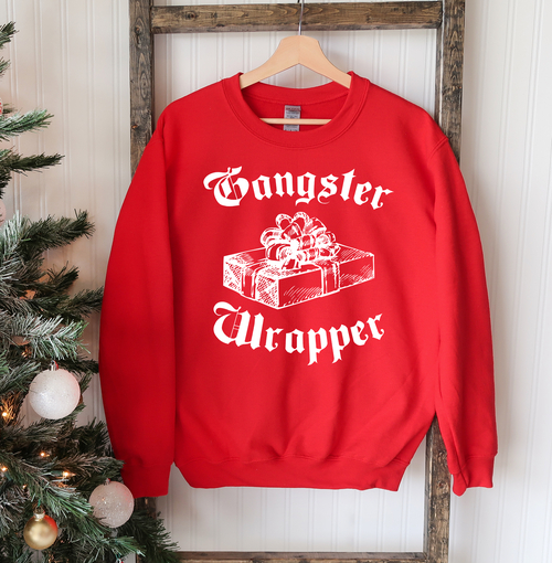 Gangsta Wrapper Christmas Sweatshirt - Image 2