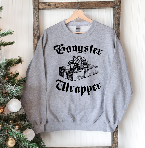 Gangsta Wrapper Christmas Sweatshirt - Image 3