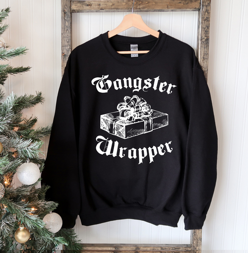 Gangsta Wrapper Christmas Sweatshirt - Image 5