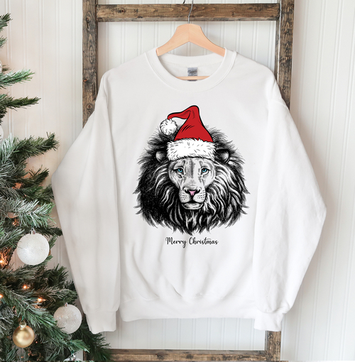 Lion Christmas Sweatshirt - Image 2