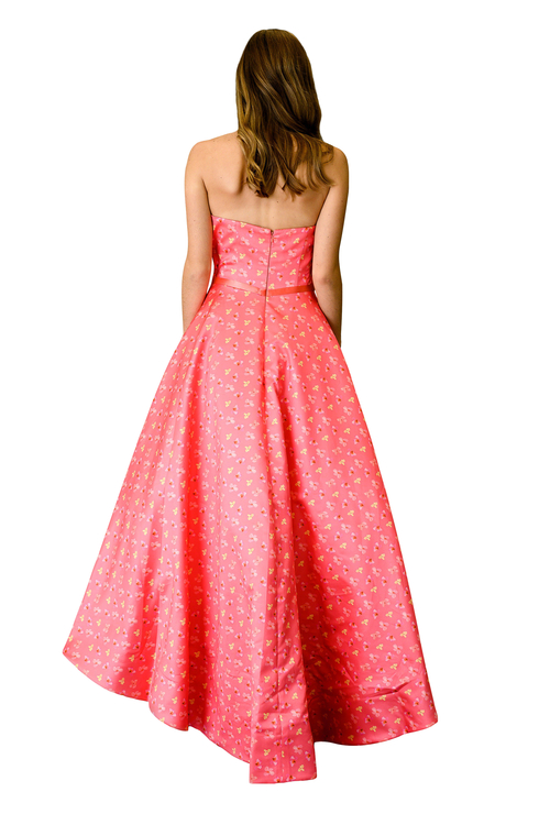 Shoulder-less Formal Train Dress - Image 2