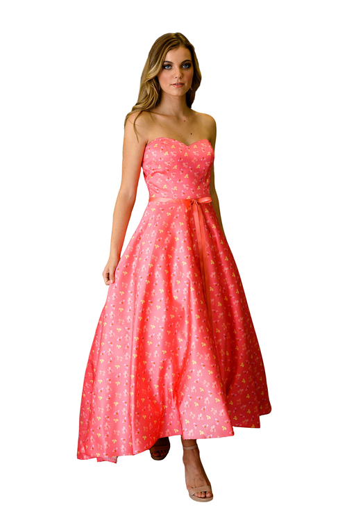 Shoulder-less Formal Train Dress - Image 3