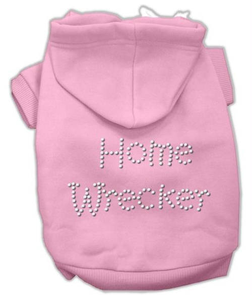 Mirage Pet Products 54-38 MDPK Home Wrecker Hoodies Pink M - 12