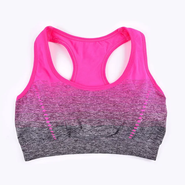 Sports Bra High Stretch Breathable Top Fitness Women Padded for Running Yoga Gym Seamless Crop Bra Gradient Sport Bra - Image 10