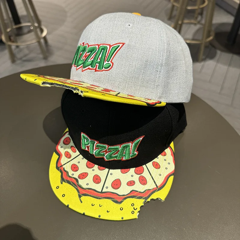 Hip-Hop Hat for Men, Spring and Autumn Big Head Flat Brim for Women, Celebrity Baseball Cap, Summer Street Dance Student Hat - Image 2