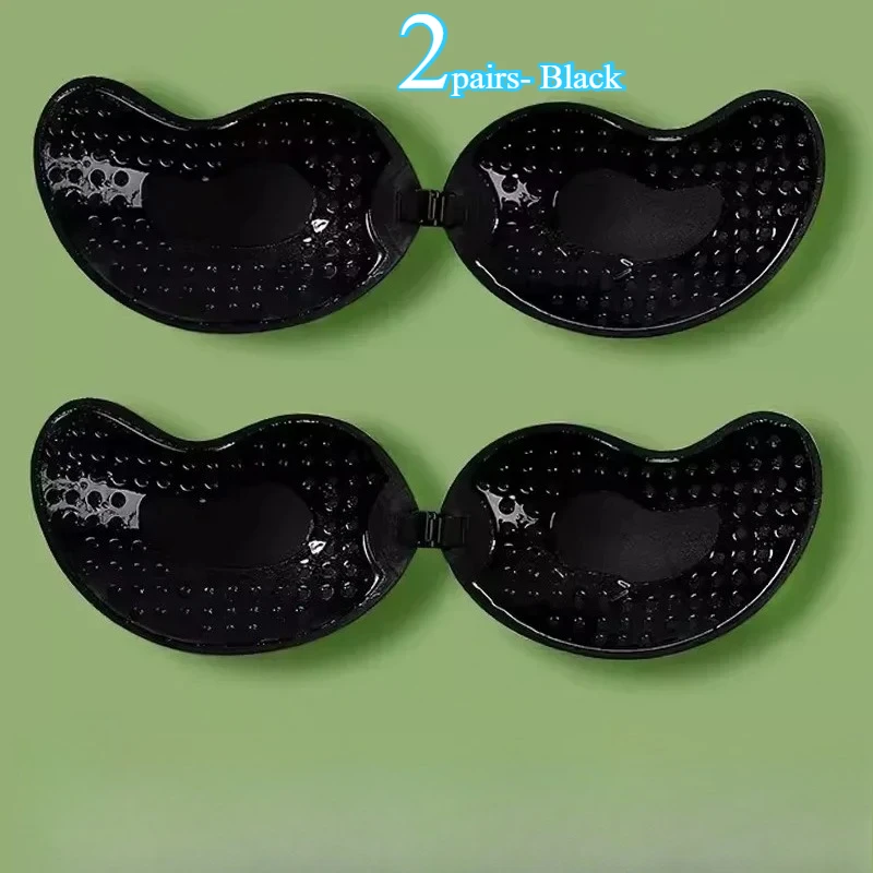 Invisible Push Up Bra for Women Backless Strapless Bra Seamless Front Closure Bralette Underwear Silicone Self-Adhesive Bra Pad - Image 8