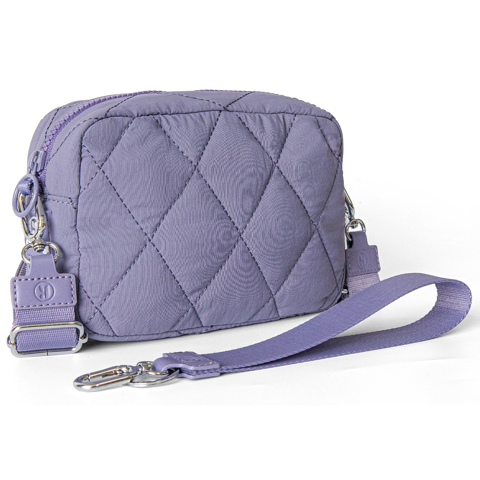 Wristlet Wallets for Women Nylon Crossbody Wallet with Puffer Bag Purse Shoulder Bag for Travel Credit Card Holder Phone Carrier - Image 9