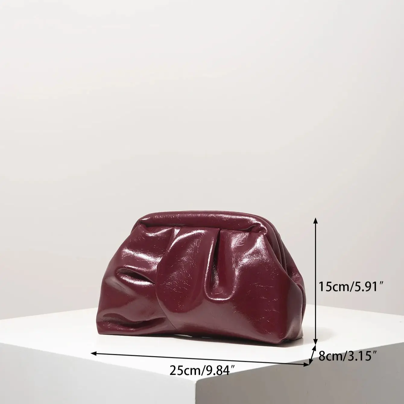 Clutch Bag for Women,Vintage Bag,Prom Dresses For Women,Burgundy Purse,Cartera Para Mujer Elegante,Christmas Gfts,Autumn &Winter - Image 6