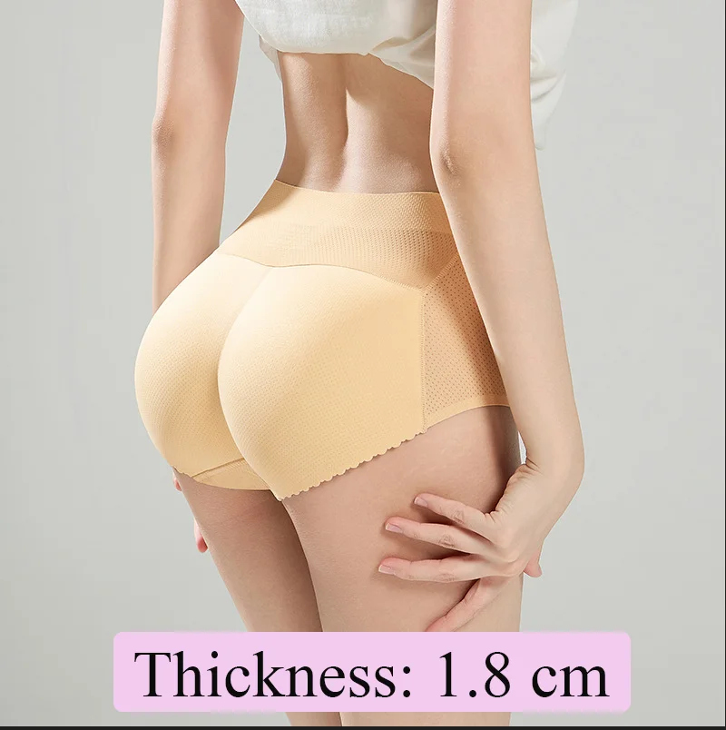 Shapewear Hip Enhancer Panties Women Mid Waist Butt Pad Underwear 1.8cm Padded Body Shaper Butt Lifter Panites - Image 8