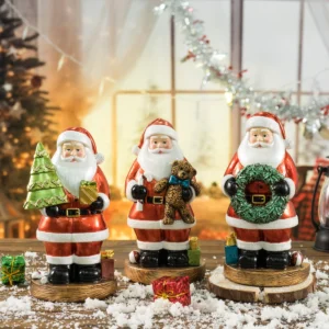 Christmas Creative Cute Santa Claus Christmas Decoration Gifts Holiday Gifts Resin Crafts Ornaments