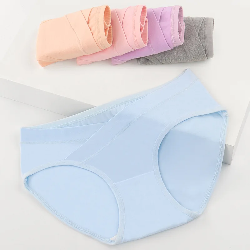 Maternity Pure Cotton Panties for Women Plus-size Underwear Suitable for Late-stage Pregnant Women Antibacterial Panties Women - Image 2