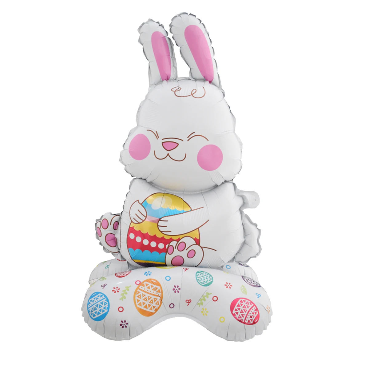 1pc Easter Pedestal Rabbit Egg Chick Balloons Stand Easter Bunny Balloon Outdoor Easter Decorations Easter Party Decoration - Image 3
