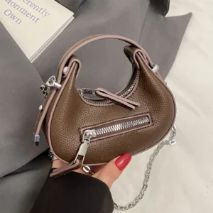 Punk Style Versatile Ladies Mini Handbag Women Personality Luxury Designer Crossbody Bags for Women Streetwear Shoulder Bag