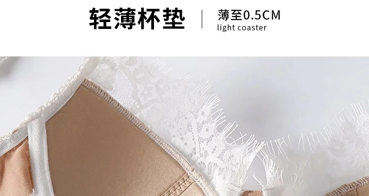 Lace Bralette Set French Triangle Bra Cotton Wireless Sleep Bra Feminine Comfort Bras Straps Sexy Comfortable Intimates - Image 18