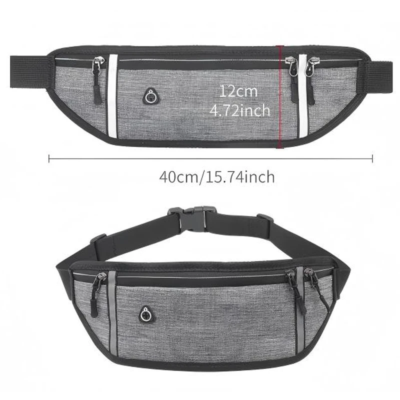 Waist Pack Women Sport Bag Men Multifunctional Running Waist Bag Fashion Phone Bag Chest Bags Women Handbag - Image 3