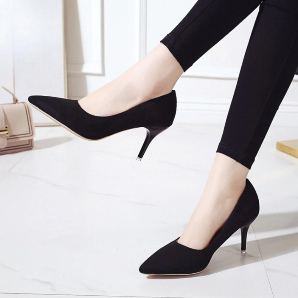2025 Summer Women's High Heels Platform Pumps Female Elegant Sweet Platform Shoes Fashion Sexy Pointed Toe Women's Pumps - Image 4