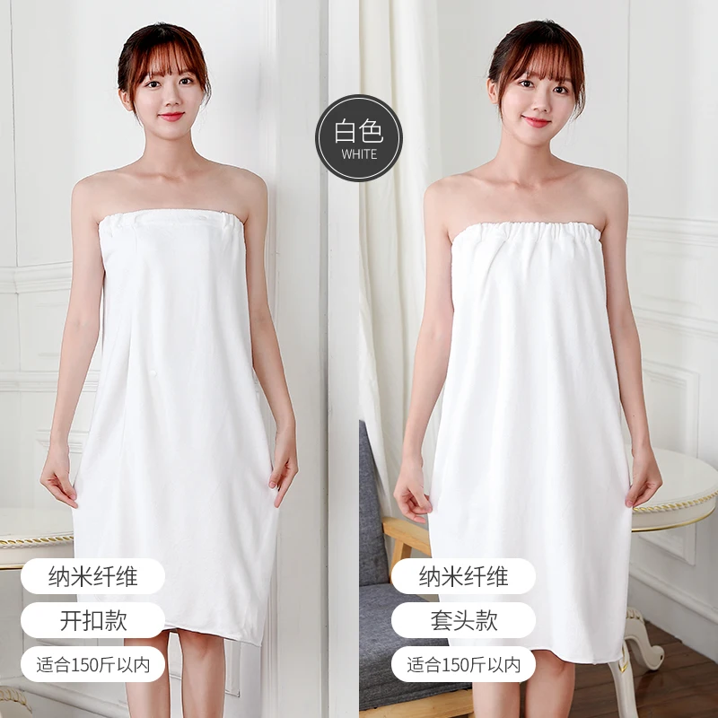 Wearable Microfiber Bathrobe Woman Shower Soft Bath Towel Adults for Home Beauty Salon Sweat Suit Sauna Towels Bathroom - Image 20