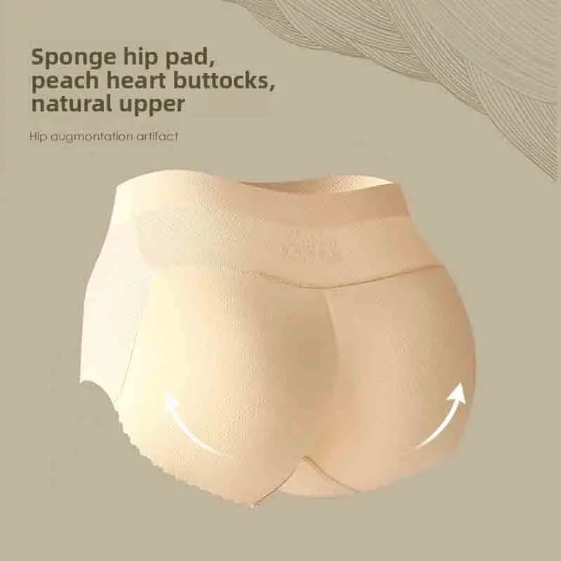 Shapewear Hip Enhancer Panties Women Mid Waist Butt Pad Underwear 1.8cm Padded Body Shaper Butt Lifter Panites - Image 5