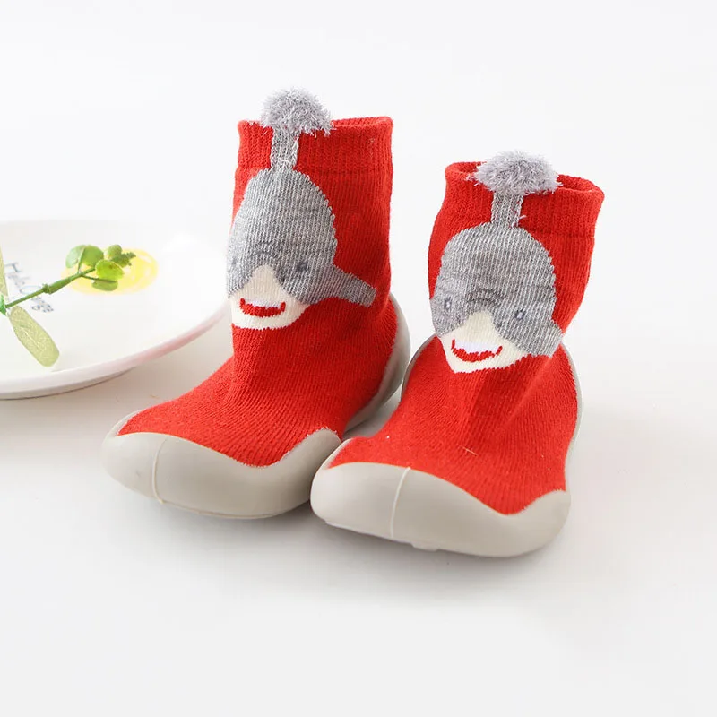 Baby Shoes Toddler First Walkers Infant Boys Girls Kids Rubber Soft Non-Slip Sole Floor Barefoot Casual Shoes Knit Booties - Image 17