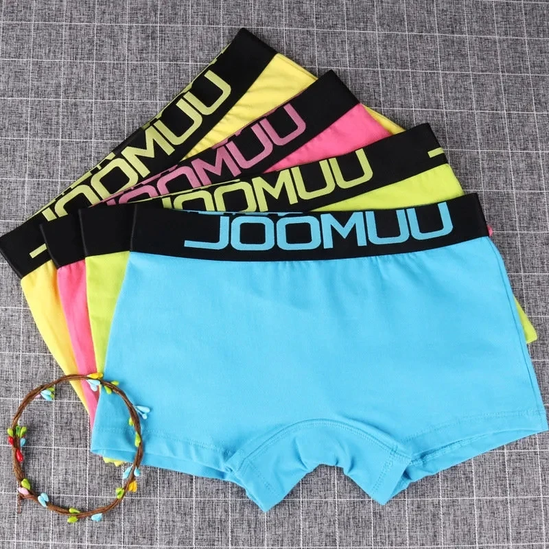 Popular Solid Women's Cotton Panties Boxer Underwear Ladies Breathable Letter Belt Briefs Sexy Sports Female Knickers Boyshorts - Image 5