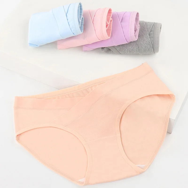 Maternity Pure Cotton Panties for Women Plus-size Underwear Suitable for Late-stage Pregnant Women Antibacterial Panties Women