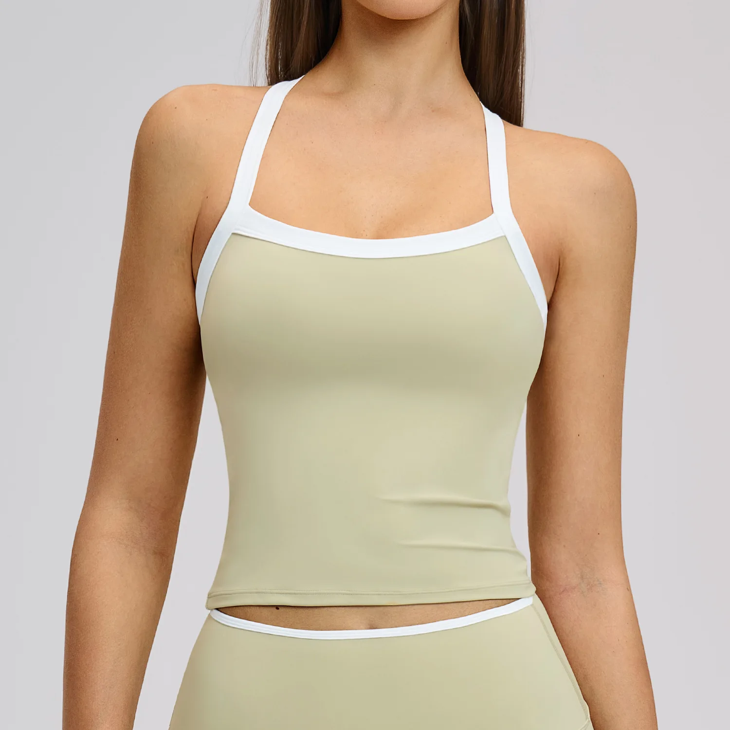 Yoga Bra Racerback Top Slim Fit Sports Underwear Beautiful Back Workout Vest Female Gym Fitness Vest Sports Bras Woman Clothes - Image 7