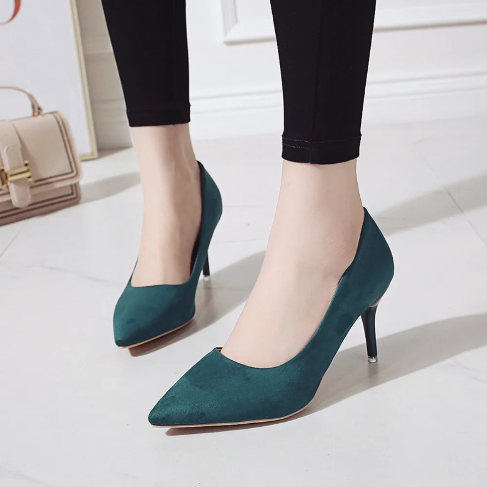 2025 Summer Women's High Heels Platform Pumps Female Elegant Sweet Platform Shoes Fashion Sexy Pointed Toe Women's Pumps - Image 7