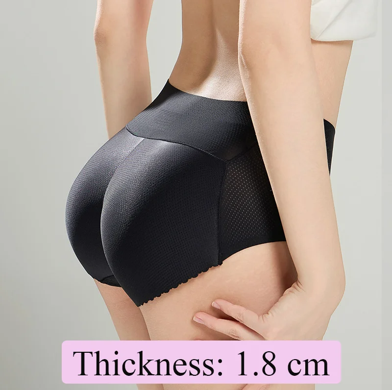Shapewear Hip Enhancer Panties Women Mid Waist Butt Pad Underwear 1.8cm Padded Body Shaper Butt Lifter Panites - Image 7