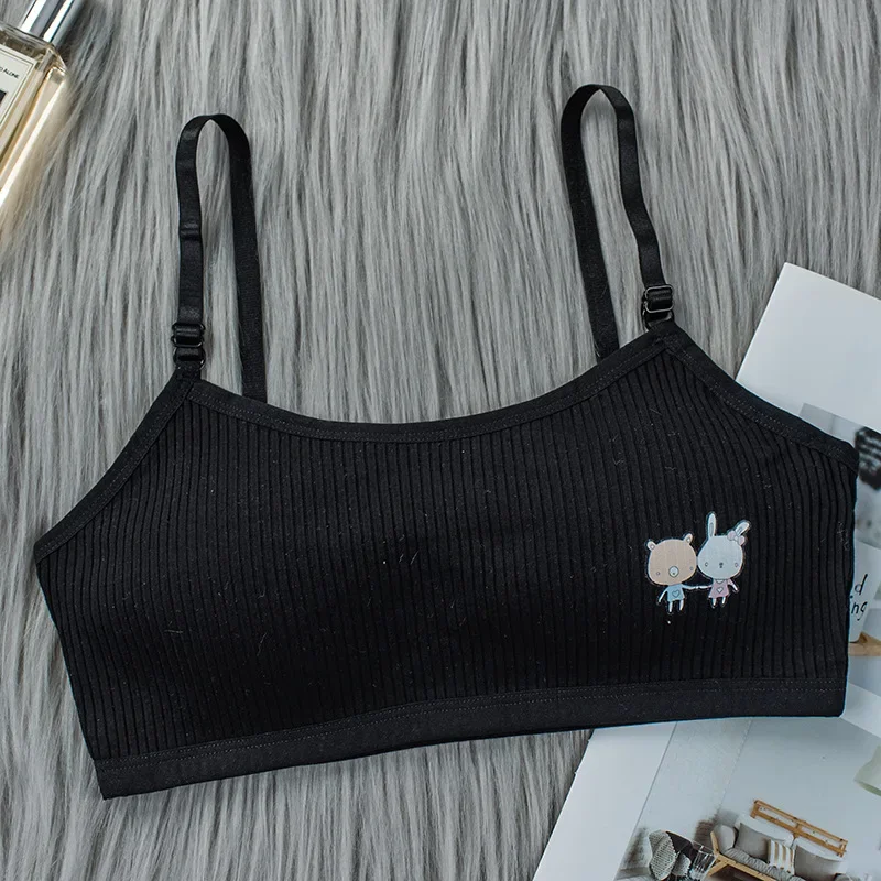 8-16 Years Kids Bras Young Girls Underwear Teenage Training Bras Women Cotton Kids cute Brassiere Tube Tops Girl's Sport Bras - Image 5