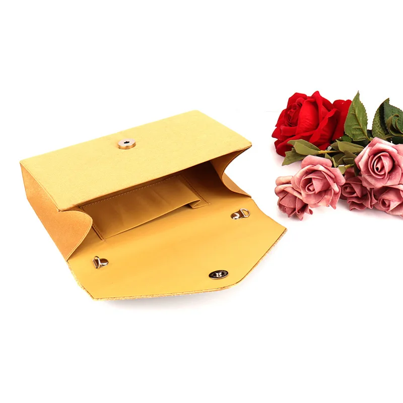 Evening Clutch Bag for Women - Wedding Party Shoulder Messenger Handbag Fashionable Shiny Crossbody Women's Bag - Image 6