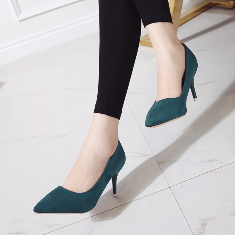 2025 Summer Women's High Heels Platform Pumps Female Elegant Sweet Platform Shoes Fashion Sexy Pointed Toe Women's Pumps - Image 5