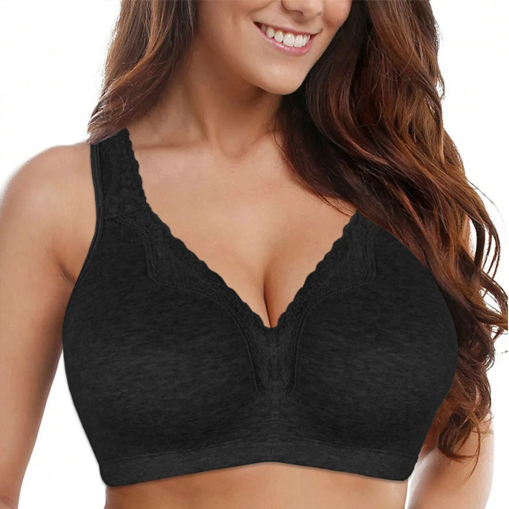 Bras For Women Wireless Full Coverage Brasieres Support Lingerie T-shirt Bra BH Tops Plus Size B C D DD E F G Cup - Image 19