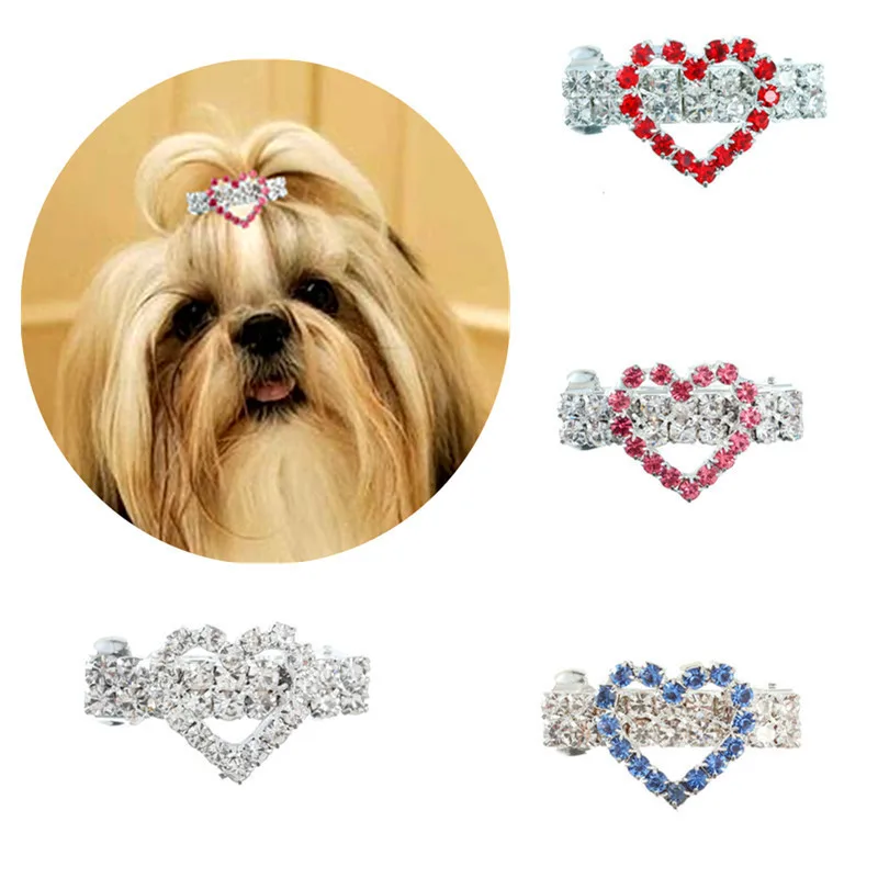Pet Lovely Hairpins Dog Accessories Pet Dog Bows Hair Clips for Puppy Dogs Cat Yorkie Teddy Hair Grooming Pet Hair Accessories - Image 3