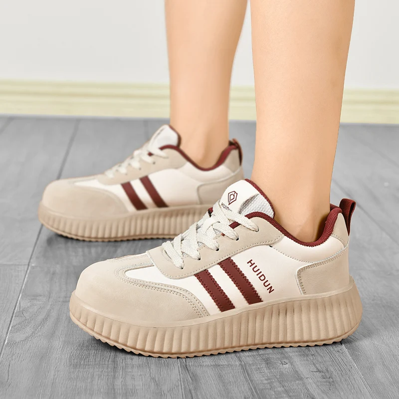 Lightweight women work Shoes Comfor safety shoes woman steel toe Sneakers Breathable Non-Slip female summer Hiking work boots - Image 6