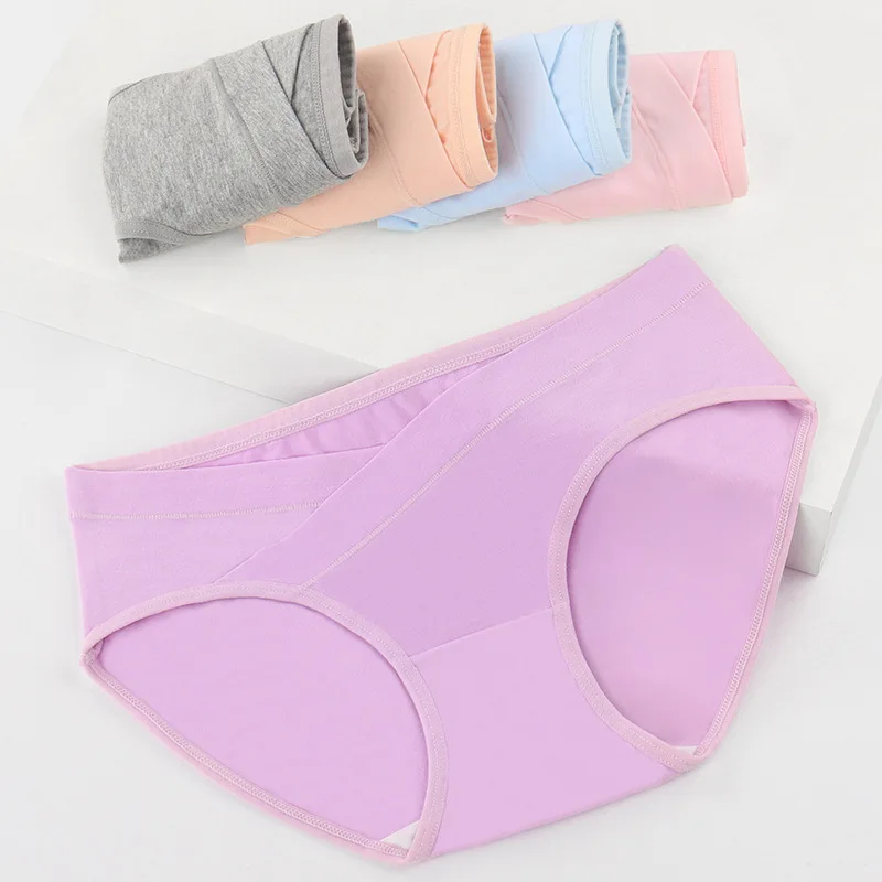 Maternity Pure Cotton Panties for Women Plus-size Underwear Suitable for Late-stage Pregnant Women Antibacterial Panties Women - Image 4