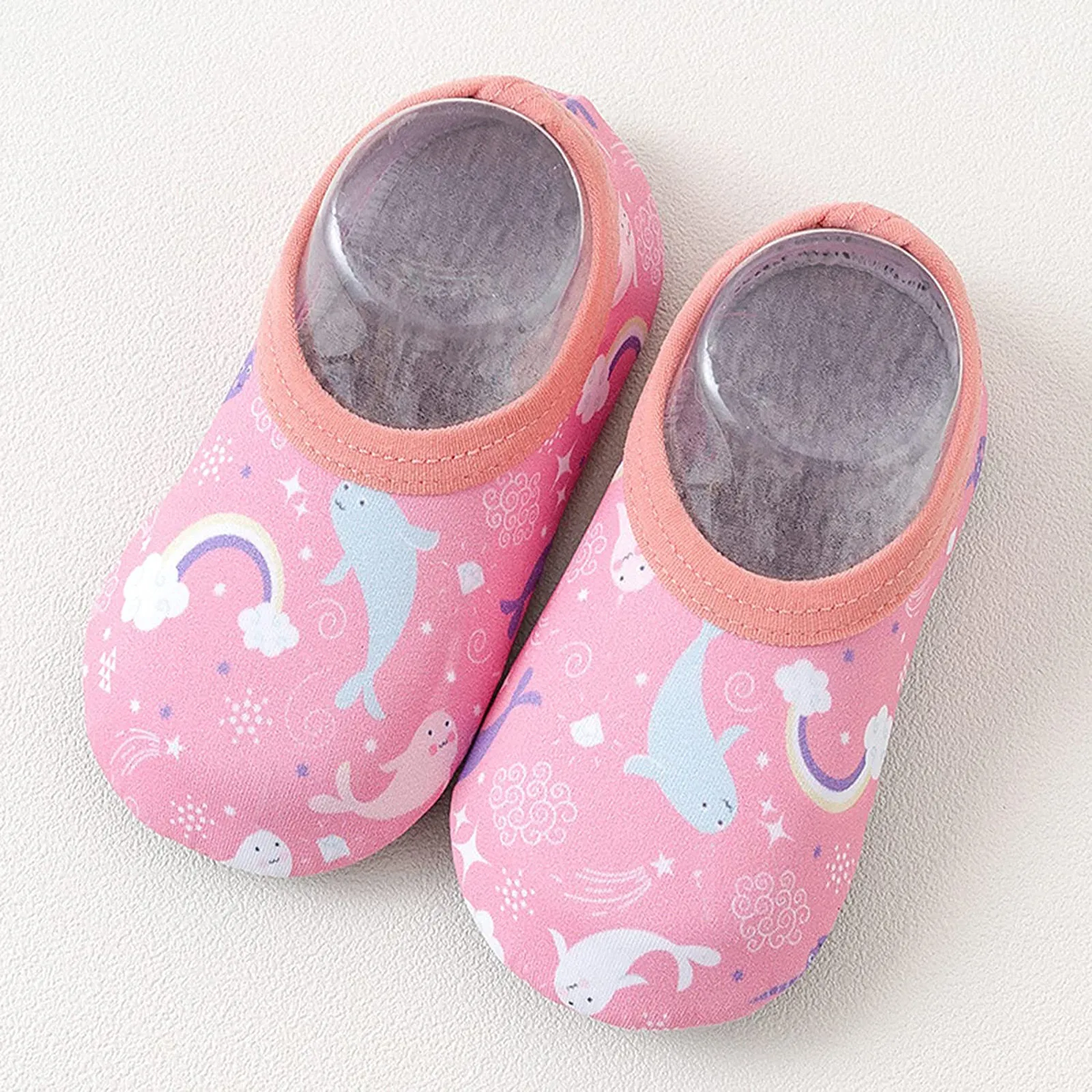 Baby Boy And Girl First Walkers Cartoon Printed Cute Quick Dry Shoes Toddler Shoes Beach Outdoor Lighweight Shoes - Image 9