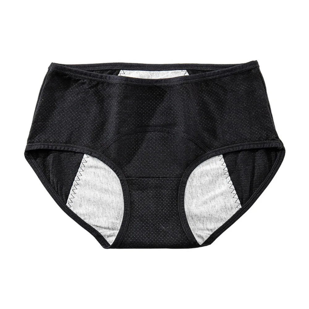 Cotton Menstrual Panties 3 Layer Waterproof Breathable Physiological Pants Antibacterial Soft Women's Underpants Daily Sports - Image 8