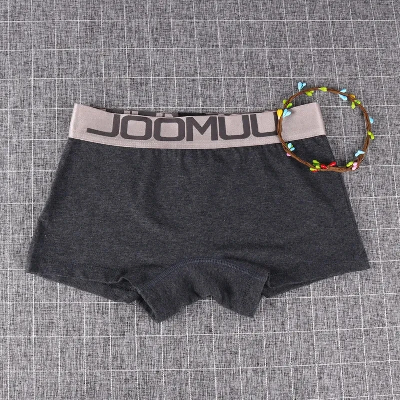 Popular Solid Women's Cotton Panties Boxer Underwear Ladies Breathable Letter Belt Briefs Sexy Sports Female Knickers Boyshorts - Image 19