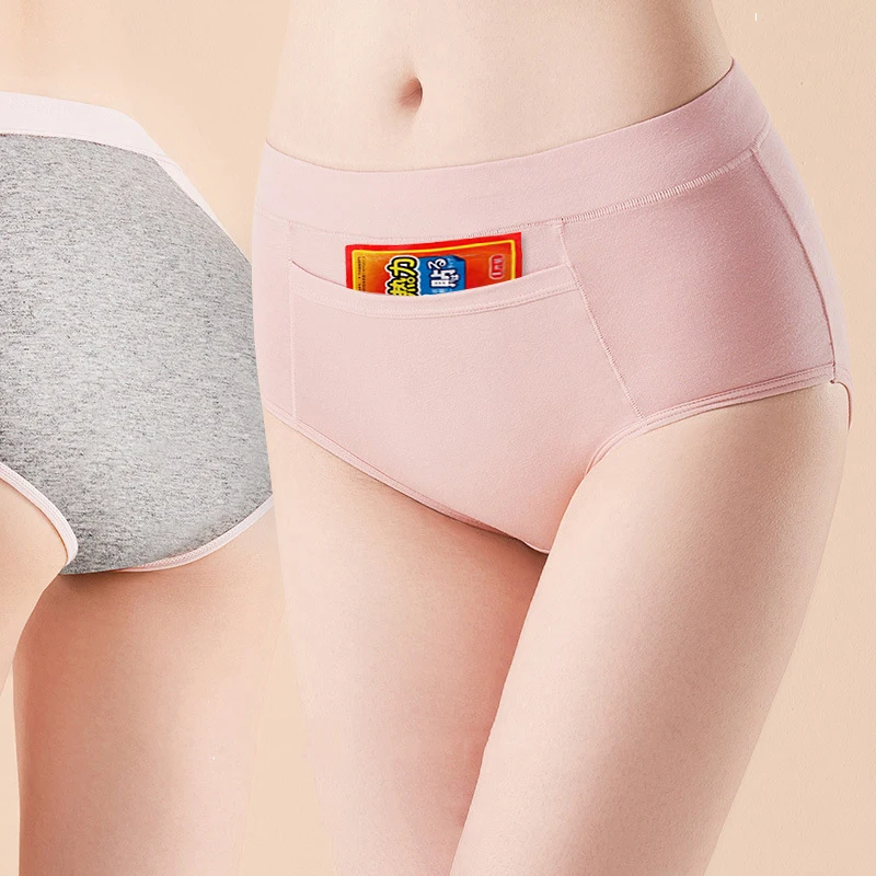 4Pcs Women's Menstrual Panties Physiological Pants Leak Proof Underwear Ladies Period Panty High Waist Cotton Briefs Lingerie - Image 3