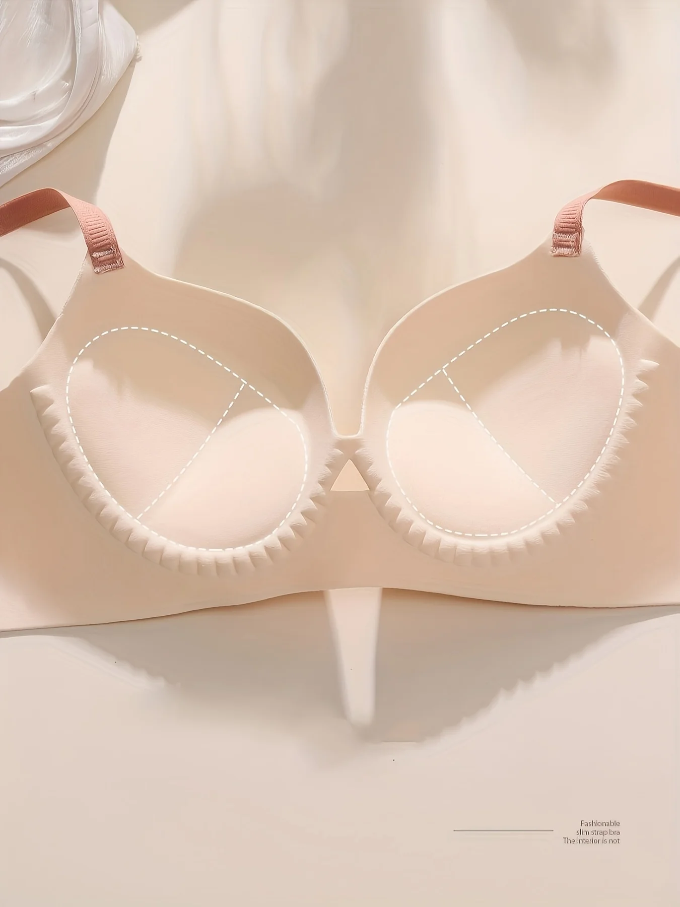 3D Cup Bra - Q-Soft & Plump Push-Up One-Piece Perfect for Small Busts Moulded Round Cup - Image 2