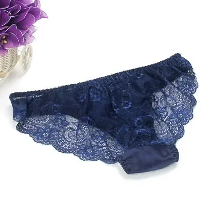 SILK women Sexy PANTIES 100% Natural silk Lace Beriefs Seamless Sexy underwear lingerie calcinha briefs underwear culotte 2018 - Image 13
