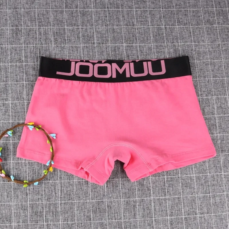Popular Solid Women's Cotton Panties Boxer Underwear Ladies Breathable Letter Belt Briefs Sexy Sports Female Knickers Boyshorts - Image 15