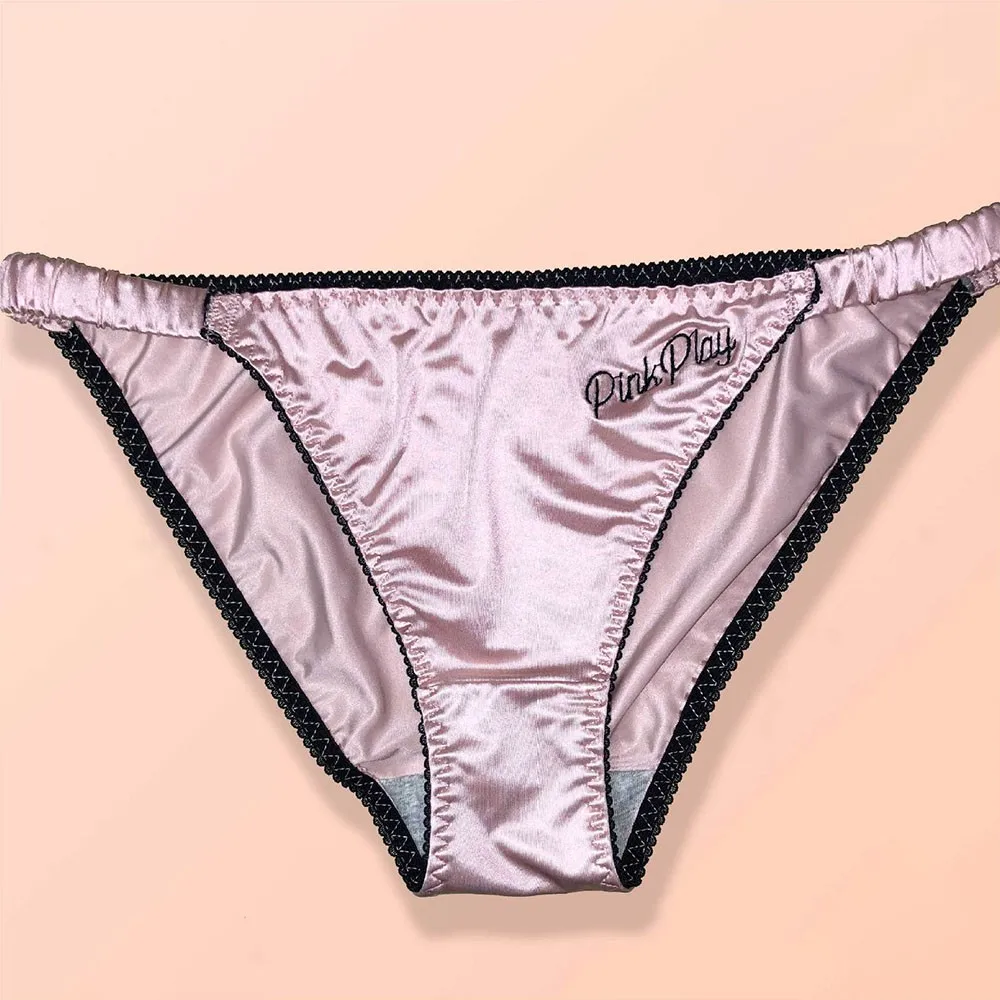 Silk Satin Panties, Ladies Sexy Lingerie Underwear, Knickers Briefs, Polyamide Fabric, Irresistibly Comfortable