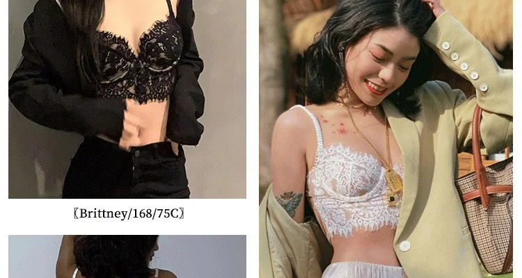 Lace Bralette Set French Triangle Bra Cotton Wireless Sleep Bra Feminine Comfort Bras Straps Sexy Comfortable Intimates - Image 17